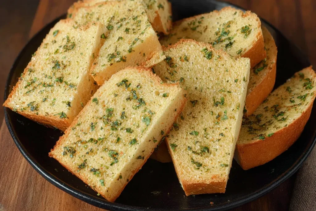 Garlic Herb Bread Freshly Baked and Ready to Serve