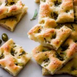 Garlic Rosemary Herb Focaccia Freshly Baked