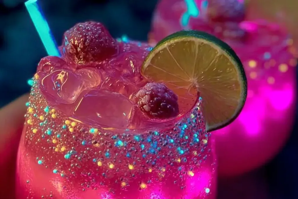 Glowing Pink Mocktail – Refreshing Summer Drink