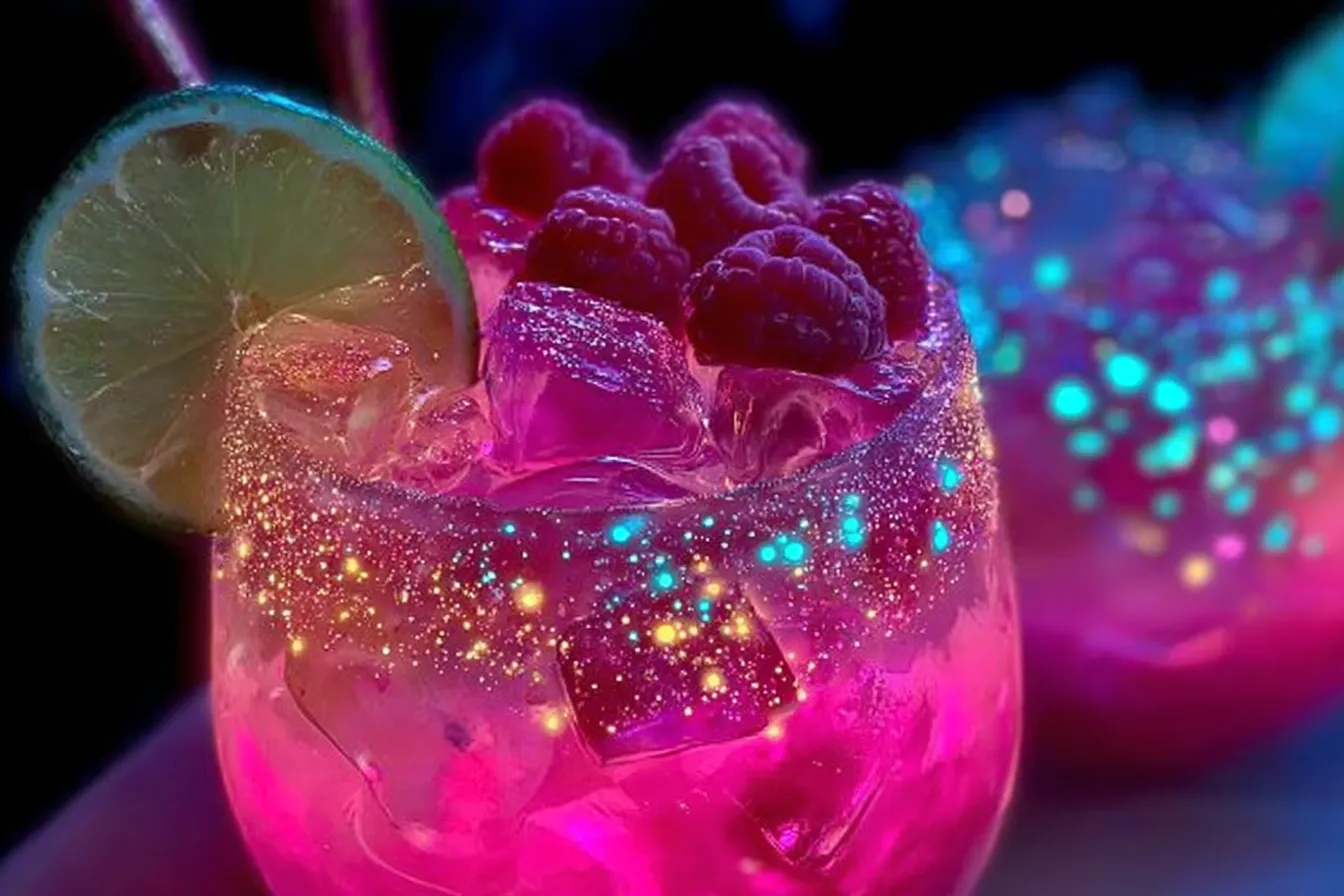 Glowing Pink Mocktail