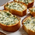 Great Garlic Bread Served Warm with Fresh Herbs