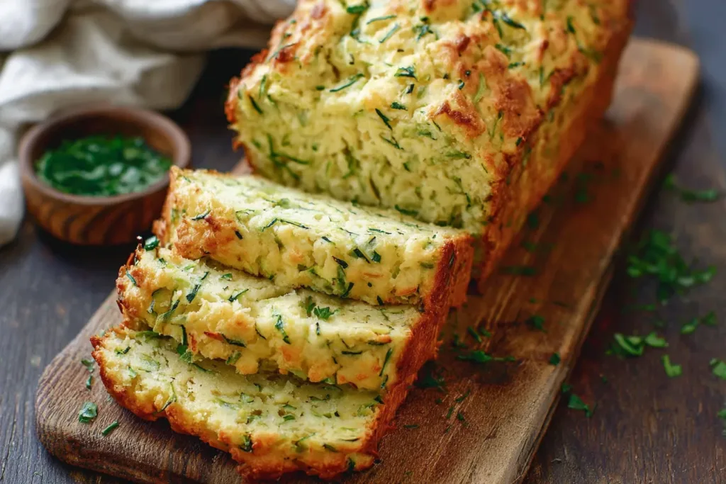 Delicious Green Onion Zucchini Cheddar Quick Bread
