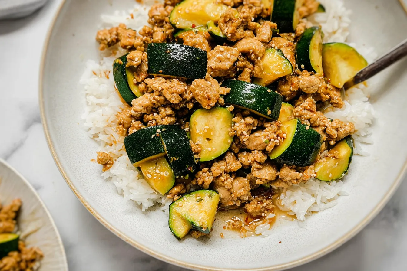 Ground Chicken and Zucchini Stir Fry: A Delicious Delight 4 Ground Chicken and Zucchini Stir Fry