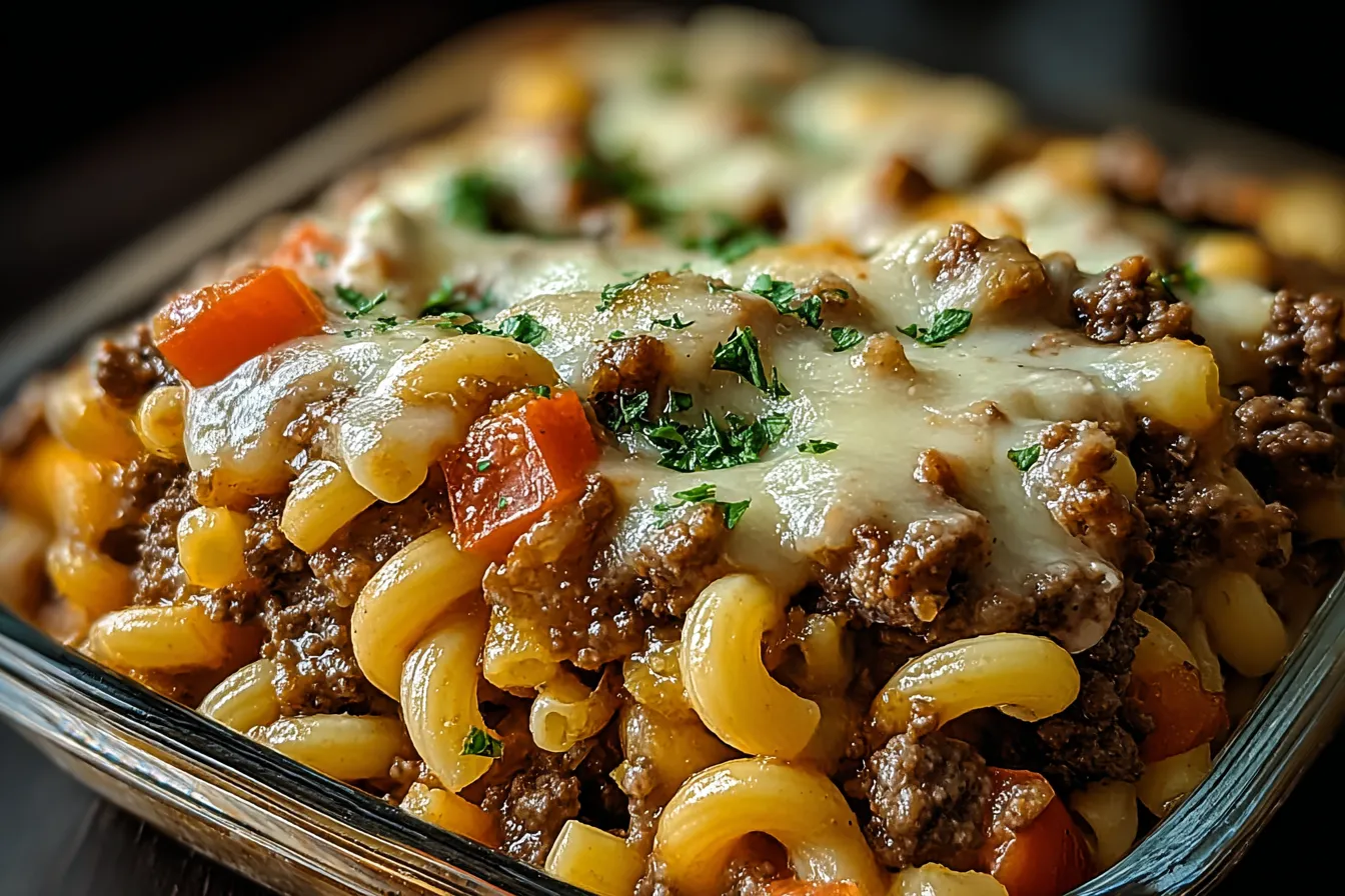 Hamburger Supreme Casserole