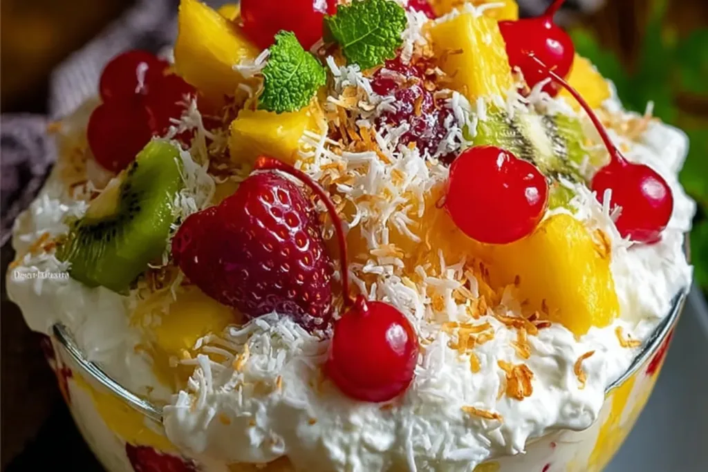 Hawaiian Cheesecake Salad - A Tropical Dessert Delight