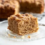 Healthy Apple Oat Cake Freshly Baked
