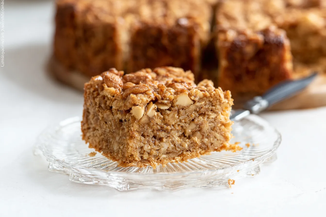 Healthy Apple Oat Cake