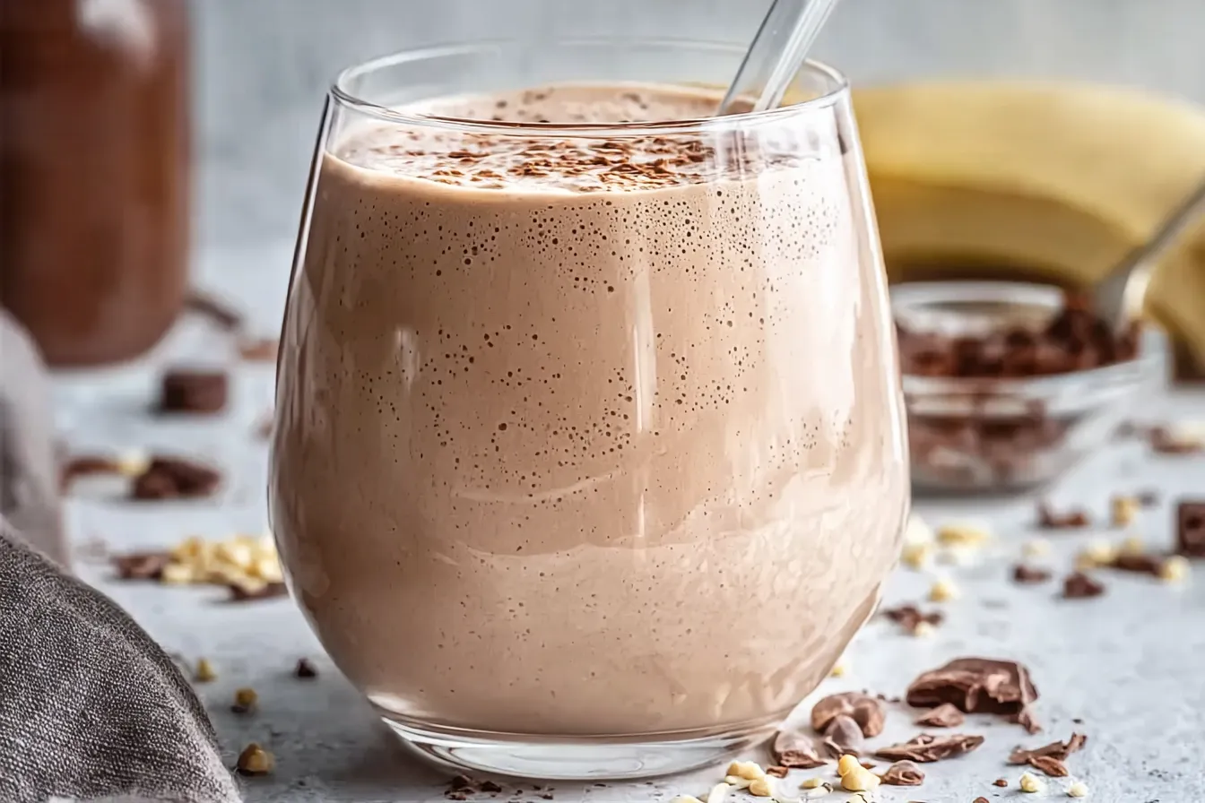 Healthy Chocolate Protein Smoothie
