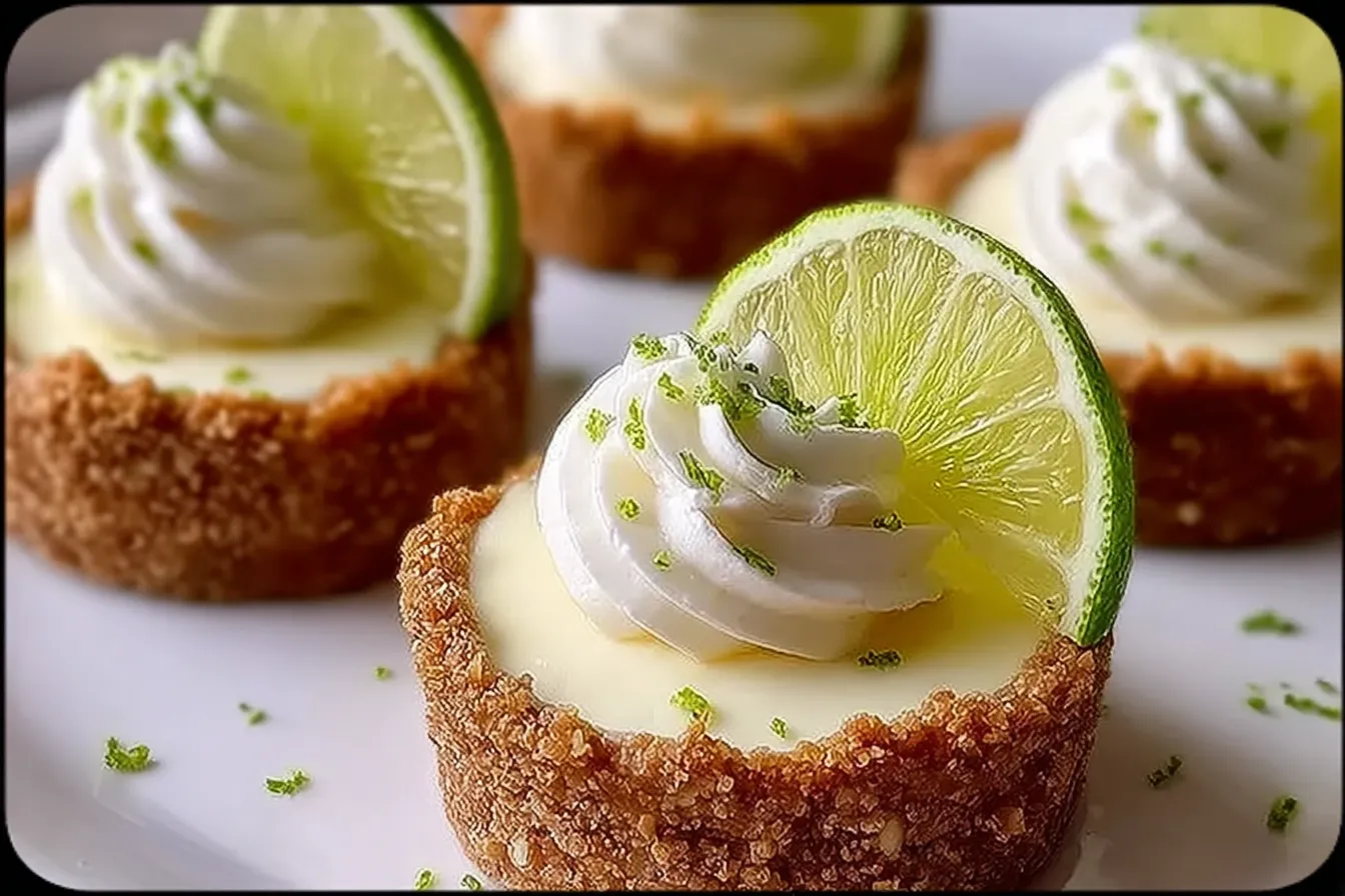 Heavenly No-Bake Mini Key Lime Pies