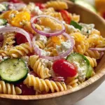 High Protein Greek Pasta Salad Bowl