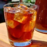 Refreshing Homemade Iced Tea in a Glass