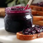 Homemade Mulberry Jam in a Jar