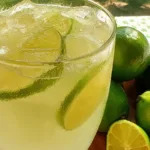 Homemade Honey Limeade in a Glass