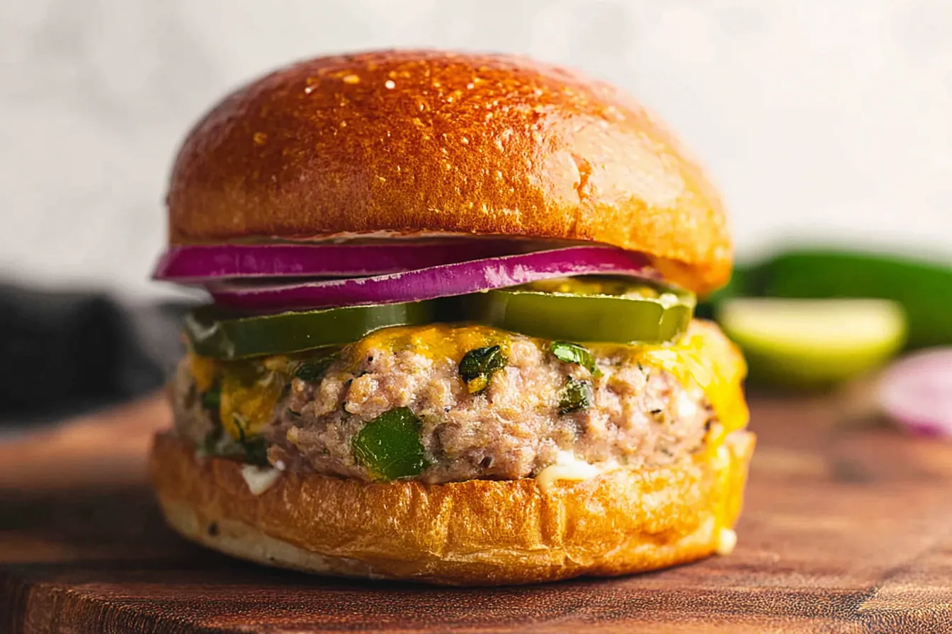 Jalapeño Burger (Turkey + Cheddar)
