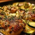 Juicy Chicken Thigh Zucchini Bake Freshly Baked