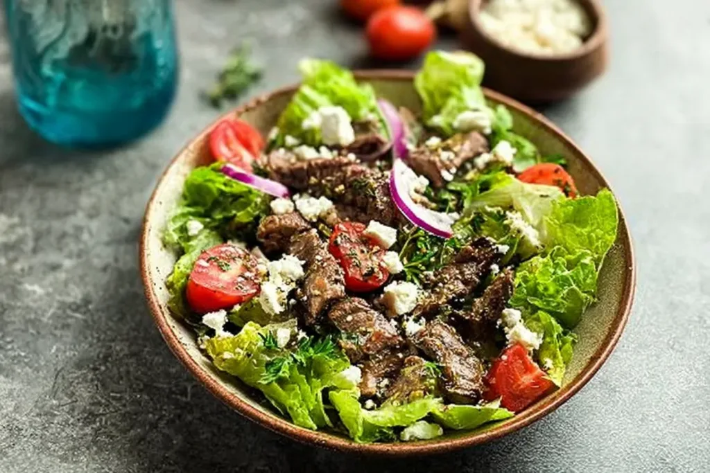 Lamb Souvlaki with Greek Salad - Deliciously Grilled
