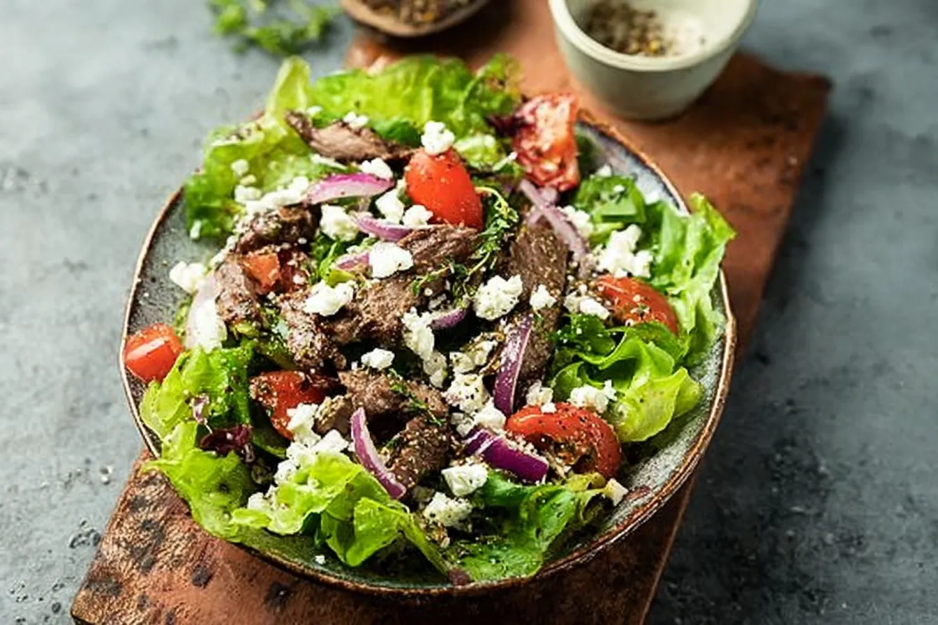 Lamb Souvlaki with Greek Salad: A Flavorful Delight 4 Lamb Souvlaki with Greek Salad