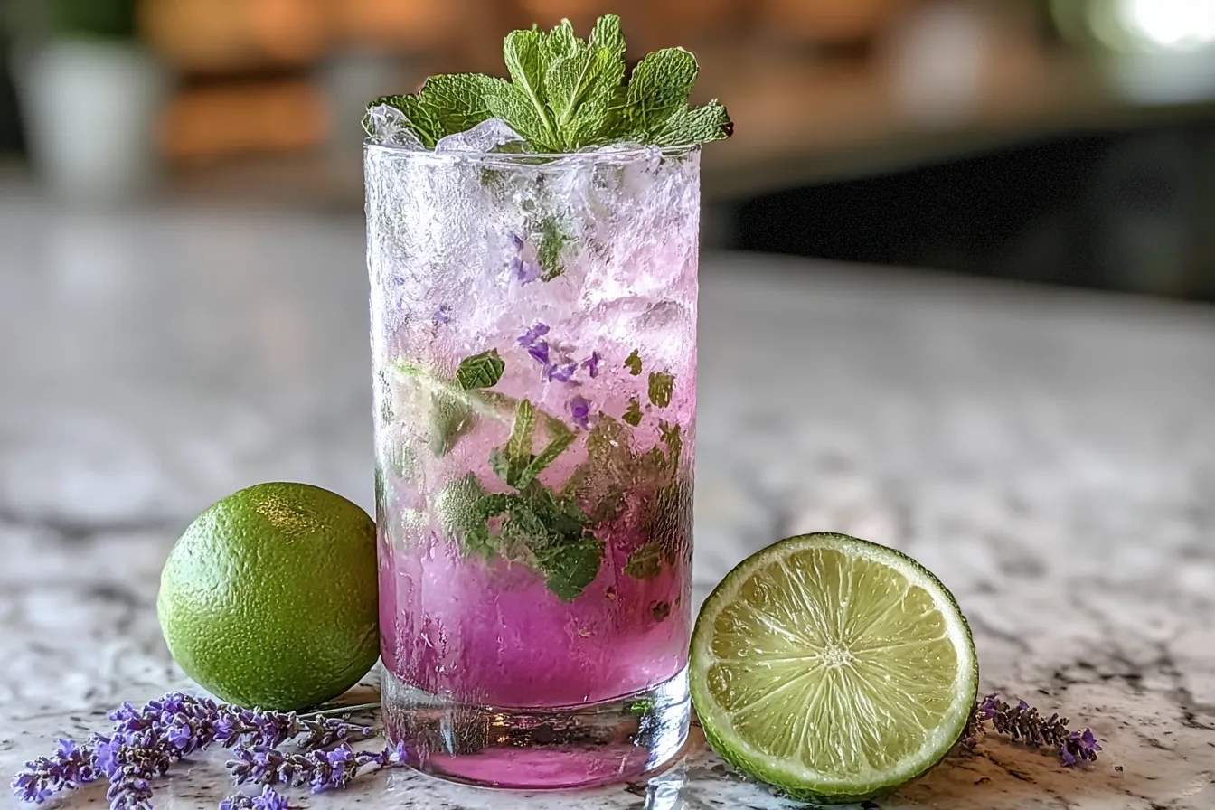 Lavender Mojito Mocktail