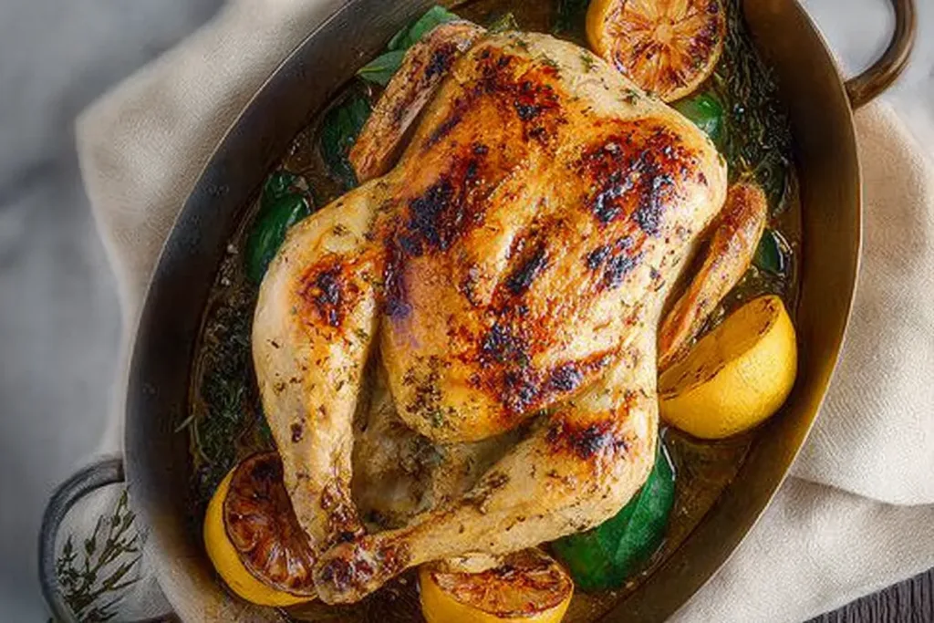 Lemon & Herb Roasted Chicken with Autumn Vegetables