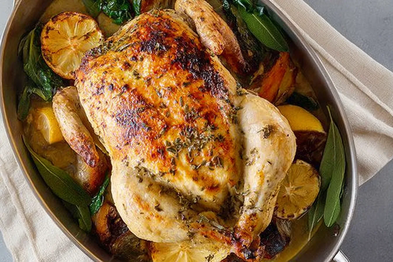 Lemon & Herb Roasted Chicken and Autumn Vegetables Delight 4 Lemon & Herb Roasted Chicken and Autumn Vegetables
