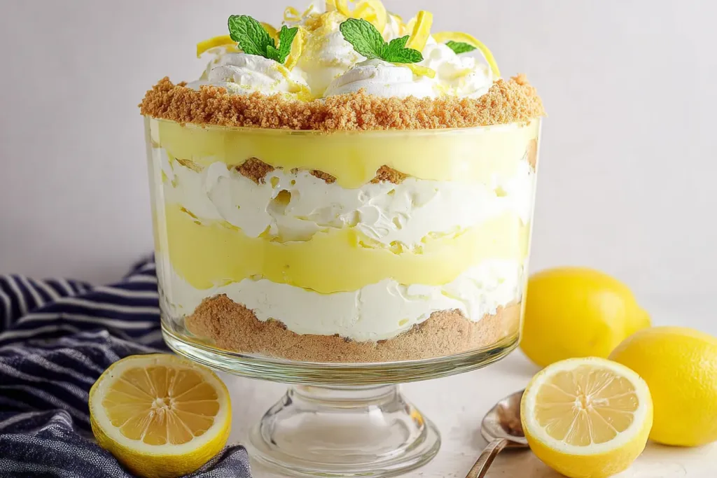 Lemon Lush Trifle Layers of Delight