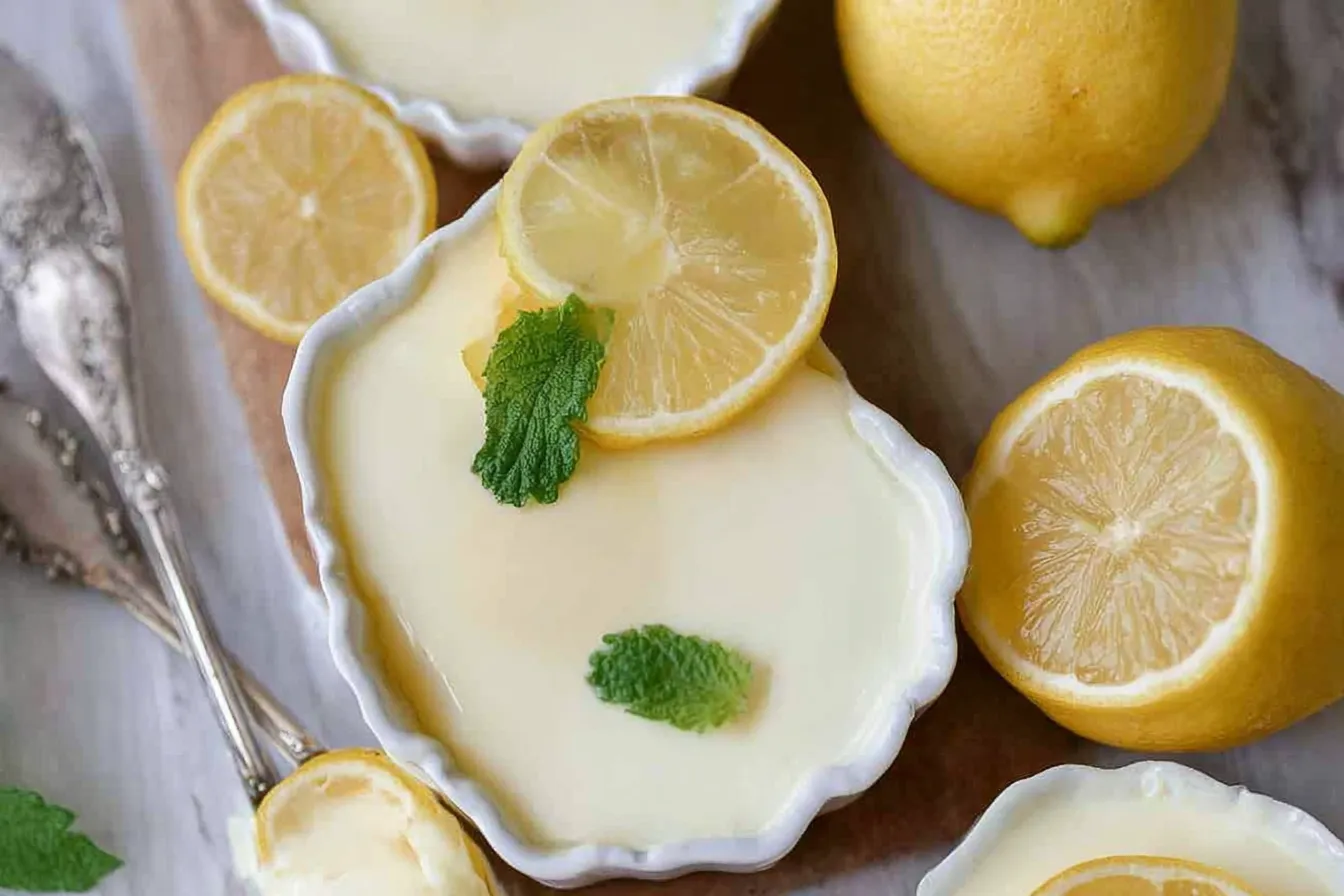 Lemon Posset (3 Ingredients, No Eggs, Creamy British Dessert)