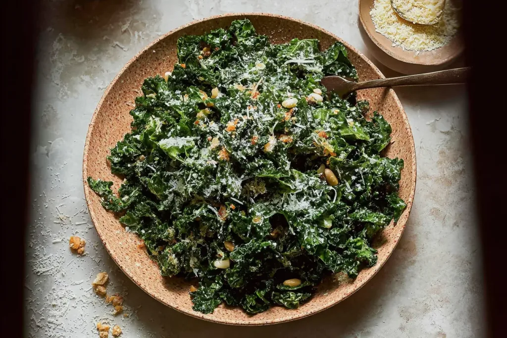 Lemony Parmesan Kale Salad: A Refreshing Delight! 4 lemony parmesan kale salad 2 Lemony Parmesan Kale Salad: A Refreshing Delight!