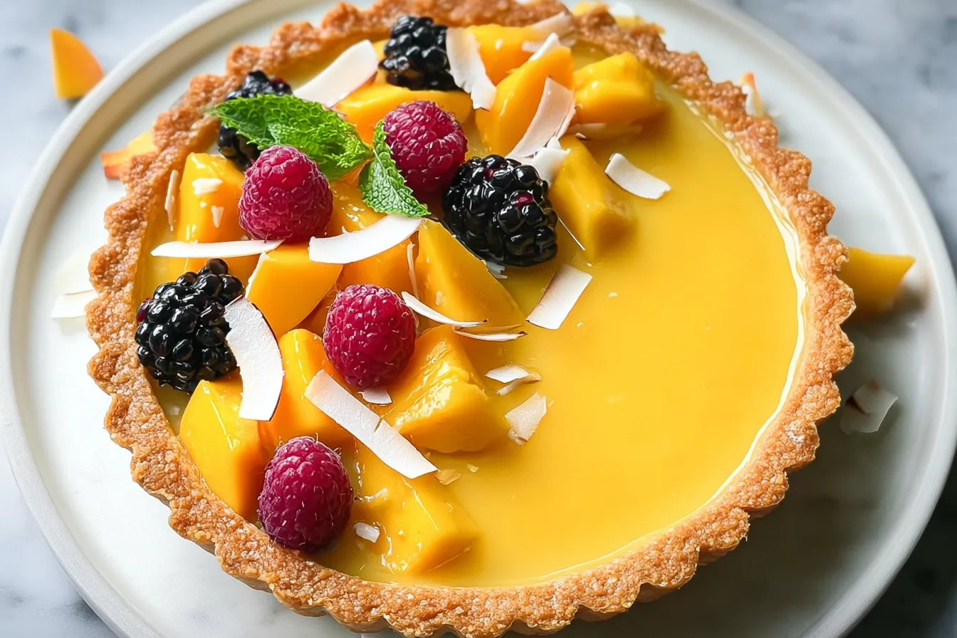 Mango Curd Tart Recipe