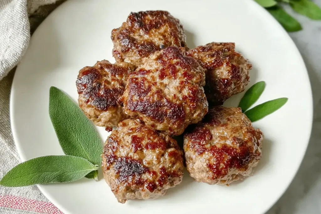 Maple Sage Turkey Breakfast Sausage Patties