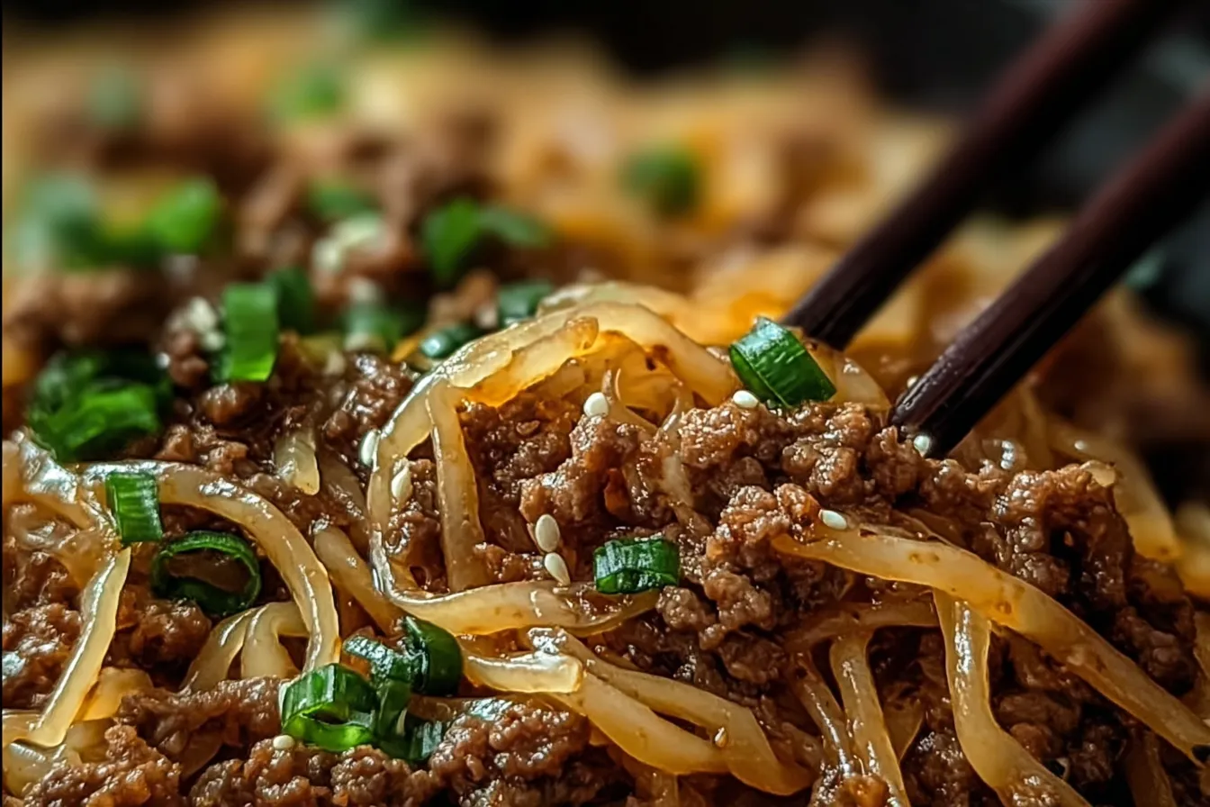 Mongolian Ground Beef Noodles: A Quick and Flavorful Meal in 30 Minutes