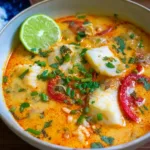 Moqueca (Brazilian Fish Stew) in a Colorful Bowl