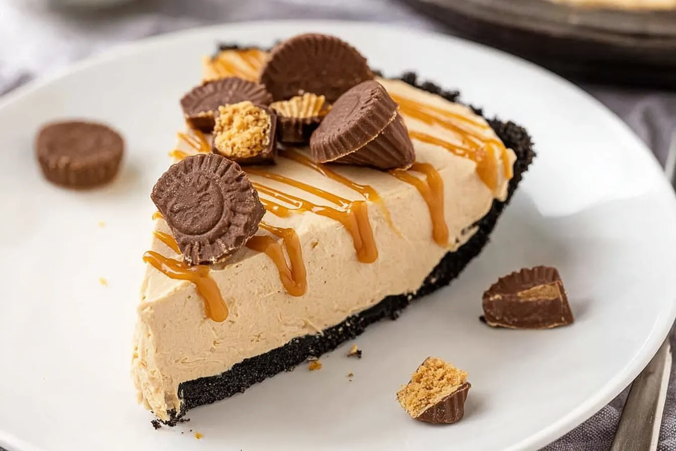 No Bake Peanut Butter Pie 