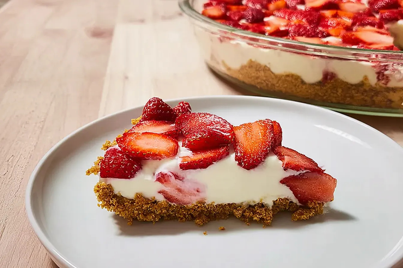 No Bake Sugar Free Strawberry Cheesecake