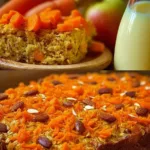 Oatmeal Bake with Apples and Carrots Fresh Out of the Oven
