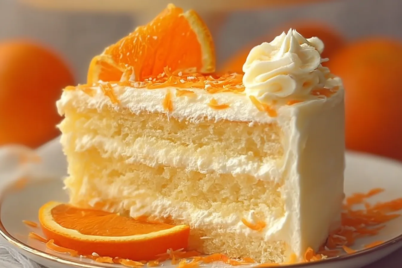 Orange Creamsicle Cake