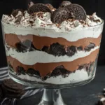Decadent Oreo Trifle Layers in a Glass