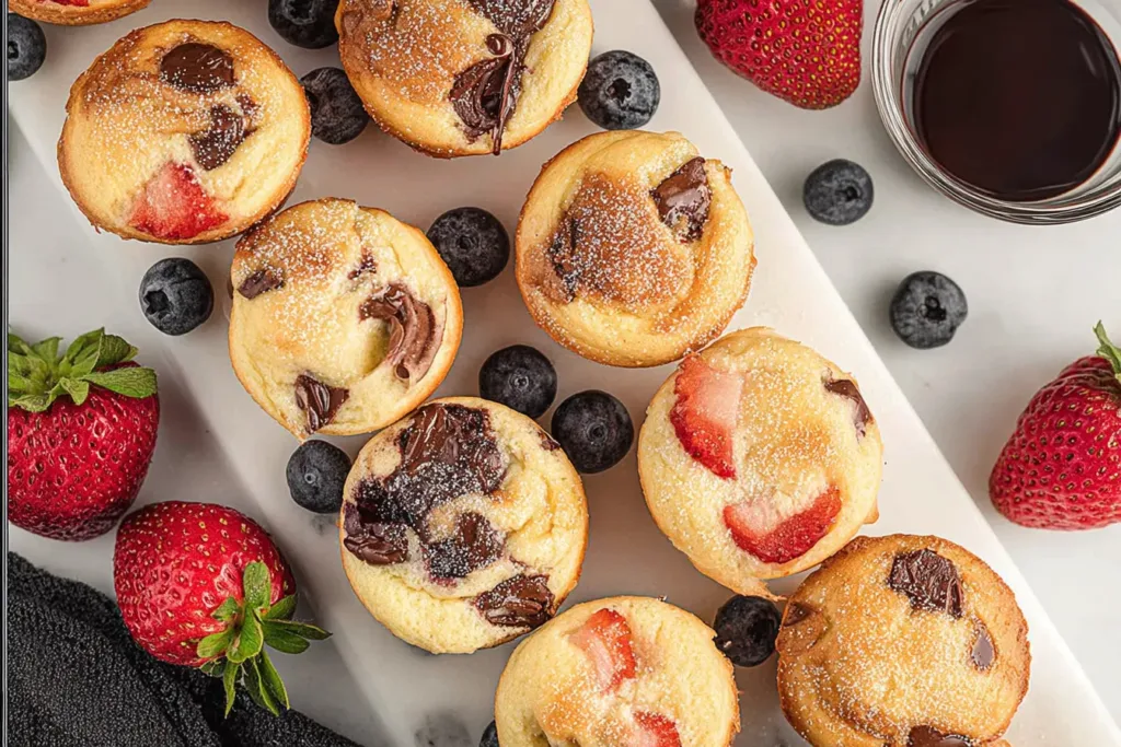 Pancake Mini Muffins Fresh Out of the Oven