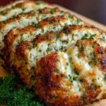Parmesan Chicken Meatloaf Freshly Baked