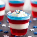 Delicious Patriotic Red, White, And Blue Jello Cups