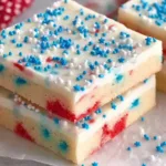 Patriotic Sugar Cookie Bars – Festive 4th of July Treats
