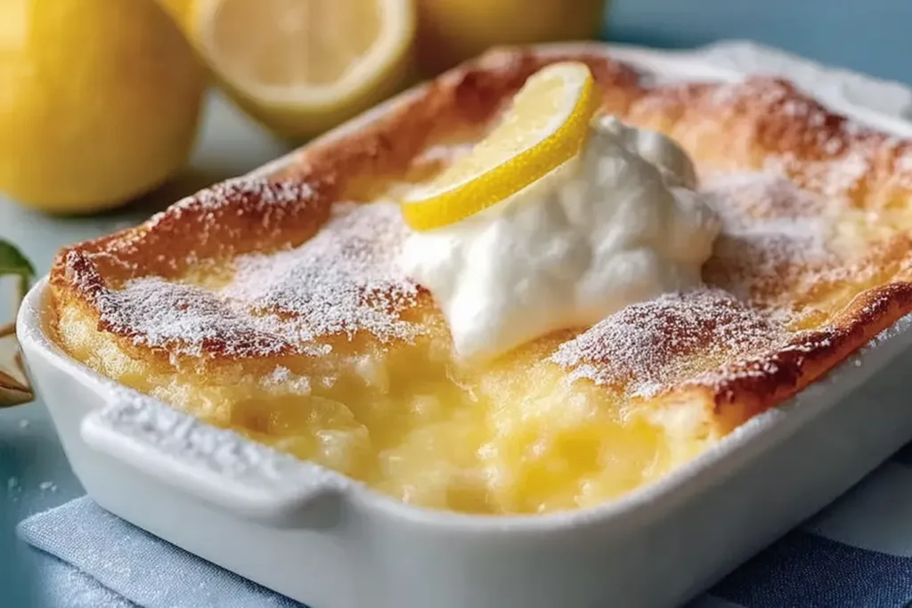 Paul Hollywood’s Favorite One-Bowl Lemon Dessert Close-Up