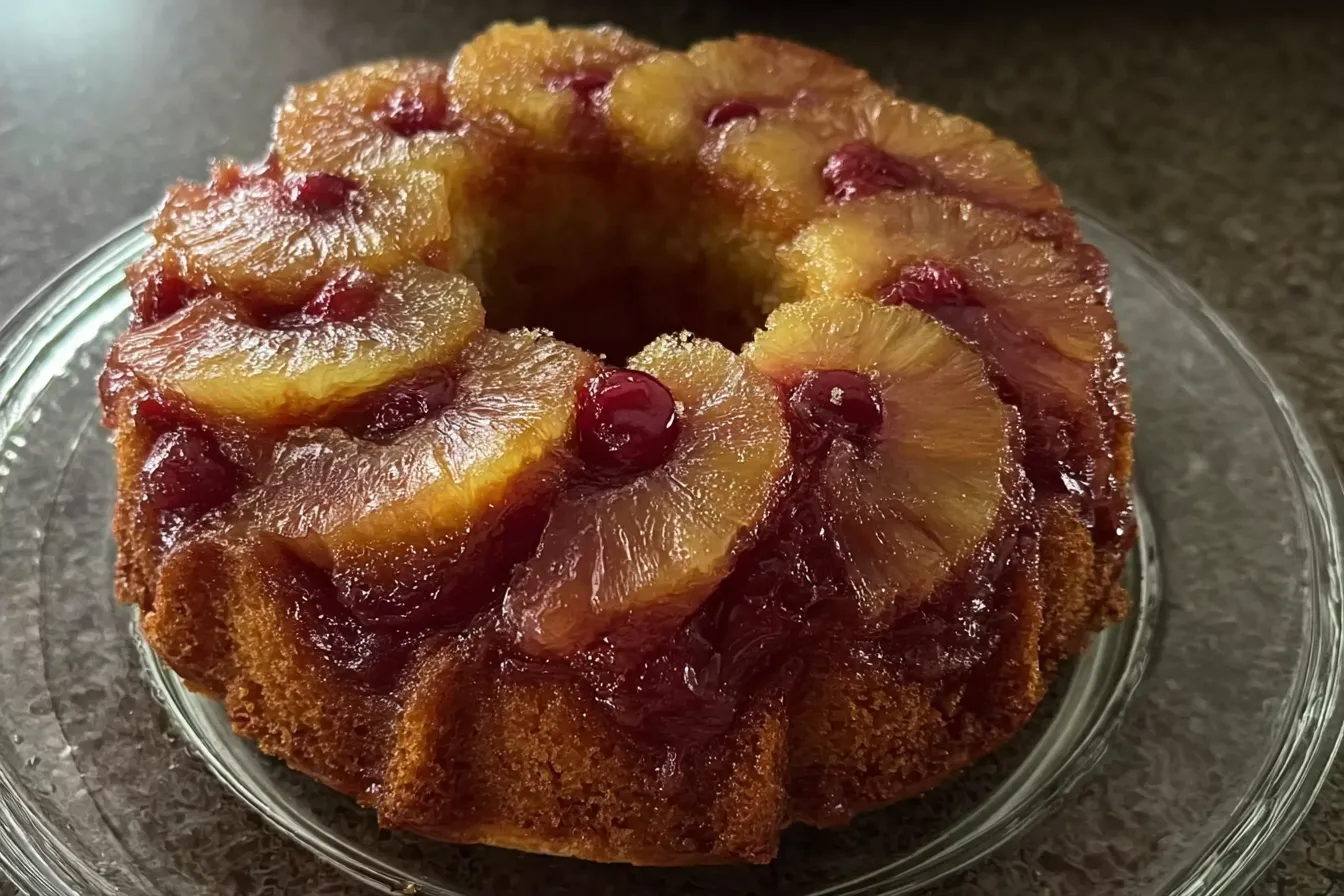 Pineapple Upside-Down Bundt Cake