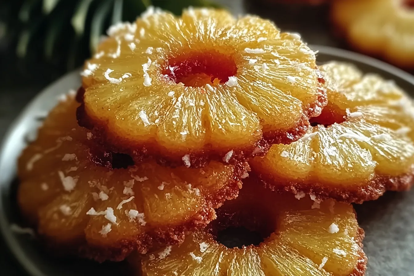 Pineapple Upside Down Sugar Cookies That Delight Every Bite
