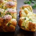 Delicious Pull Apart Garlic Bread Fresh from the Oven