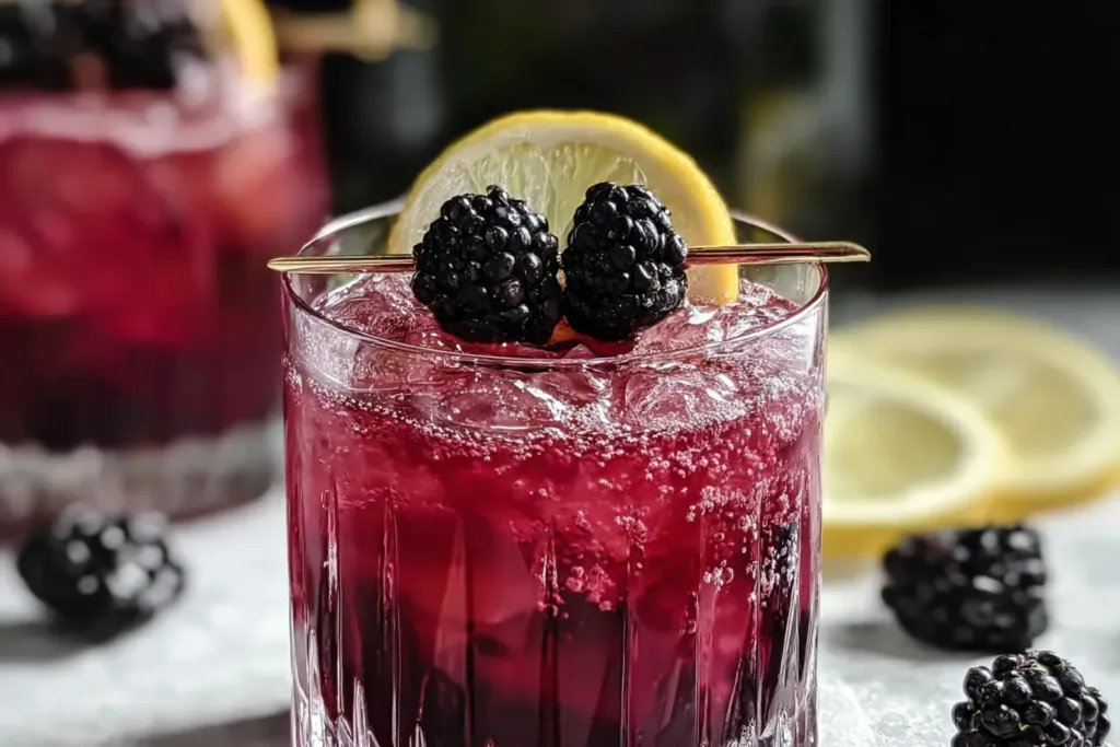 Quick Mulberry Gin Cocktail Ready to Sip