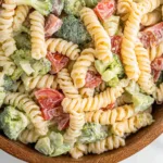 Colorful Ranch Pasta Salad with Veggies