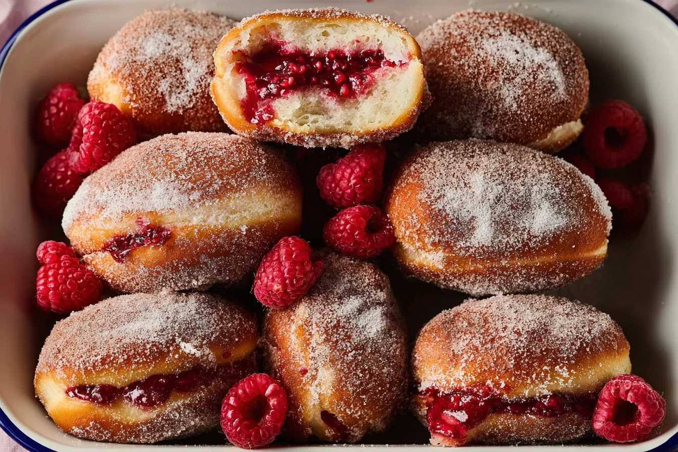 Raspberry Filled Donut Recipe