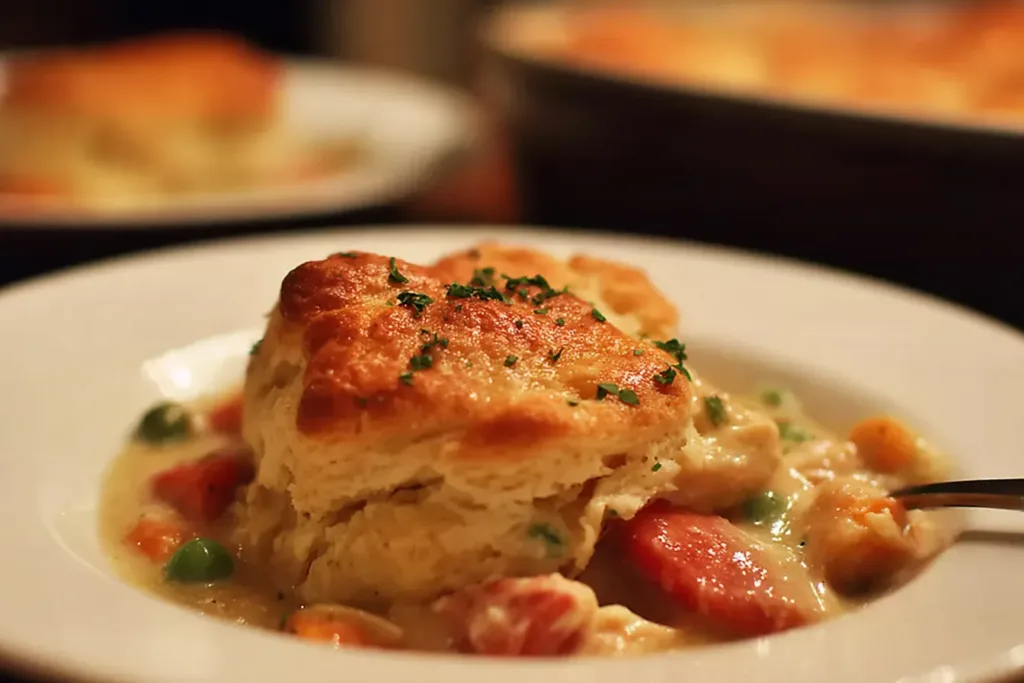 Delicious Red Lobster Biscuit Chicken Pot Pie Ready to Serve