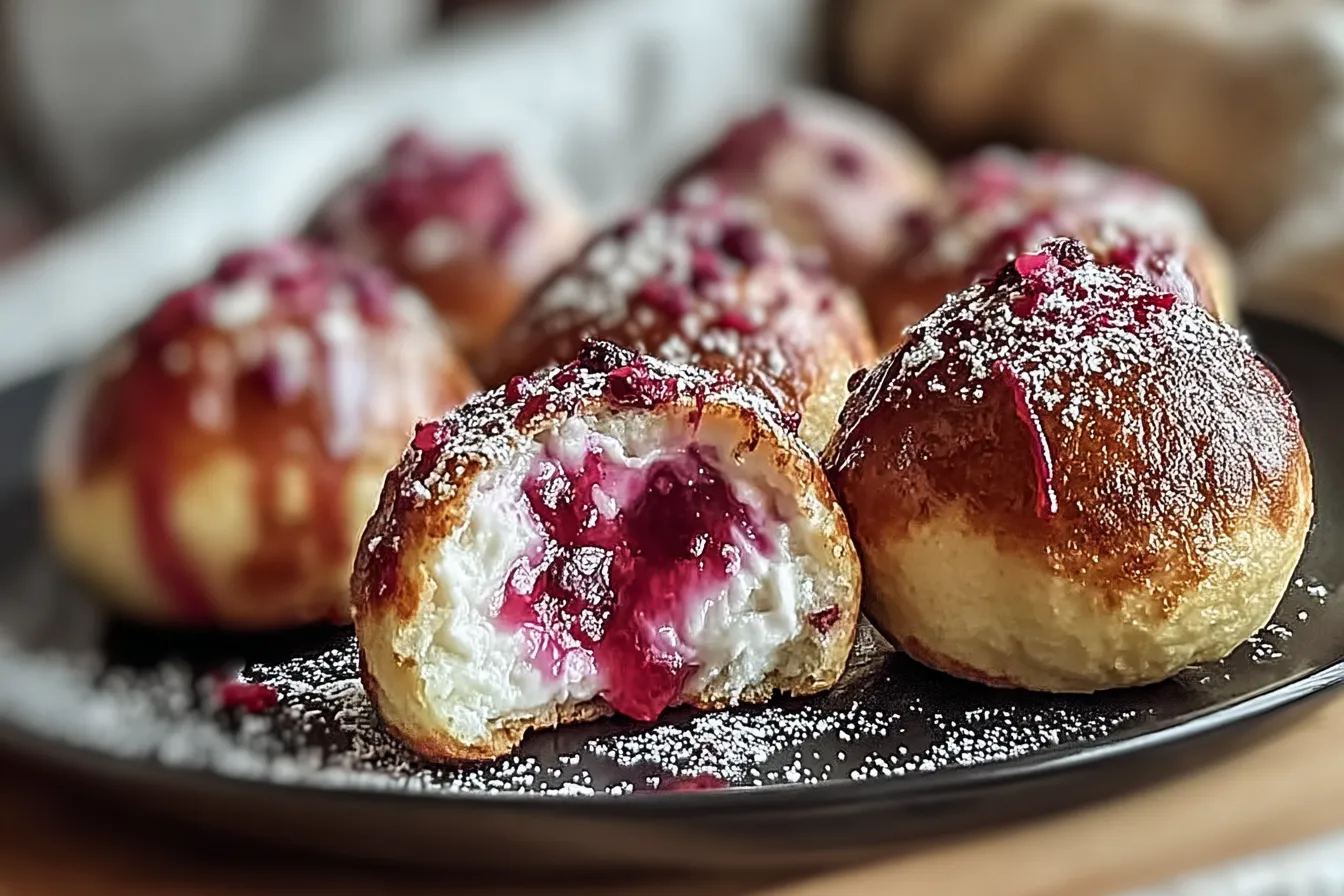 Rhubarb Cheesecake Bombs: A Sweet Spring Delight Awaits
