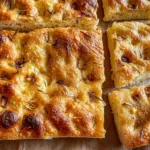 Rosemary Focaccia with Roasted Garlic - Golden and Flavorful